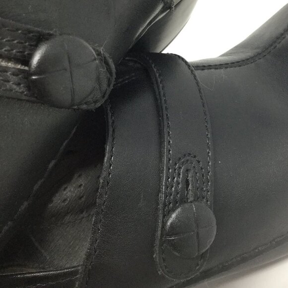 Dankso Clog Slip On Black Leather 38 - Picture 11 of 13